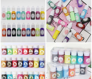 Sản Xuất Nhựa Epoxy Kit 1:1 AB 408ml keo Bộ công cụ với 24 màu sắc sắc tố làm bằng tay DIY Craft công cụ chất liệu gói - Product Image 2