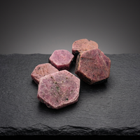 Vente en gros de pierres précieuses brutes de rubis rose naturel de qualité supérieure