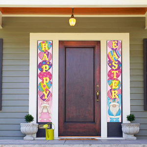 Letreros Personalizados de Pascua al por Mayor, Decoraciones para Puerta de Entrada con Sublimación, Decoraciones para el Hogar con Técnicas de Impresión Digital - Product Image 3