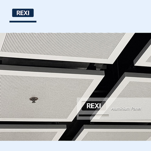 耐火性アルミ天井パネル、装飾アルミストリップ、バッフルハニカム天井パネル、建築用アルミ天井をカスタマイズ - Product Image 4