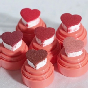 Nuovissimo 6 colori alto pigmento a forma di cuore timbro fard guance trucco cosmetici <span class=keywords><strong>in</strong></span> forma liquida 5g netto Wt all'ingrosso - Product Image 5