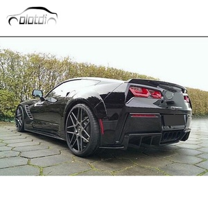 7 Piezas de Guardabarros Laterales de Fibra de Carbono para Chevrolet Corvette C7 Z06 2014+ - Product Image 2