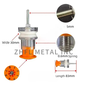 Ressort en céramique d'alumine pour tension de fil, finement poli, pour métier à tisser et machines de tissage, pièces de machines pour l'industrie textile - Product Image 2