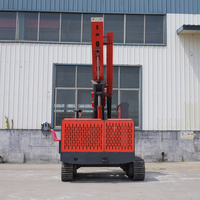 Plataforma de Perforación sobre Chasis de Orugas Chin Exploration 2.8M, Motor Diésel Yuchai de 85kw, Diámetro de Perforación de 400mm, Bomba Triple