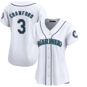 2025女式加大码西雅图家居有限公司球衣棒球衫定制白色刺绣制服 - Product Image 1