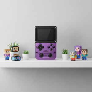 Consola de juegos portátil retro GAMINJA con resolución de 640*480, 3,5 pulgadas, batería recargable de 3000mAh, sistema Linux, consola de juegos portátil - Product Image 2
