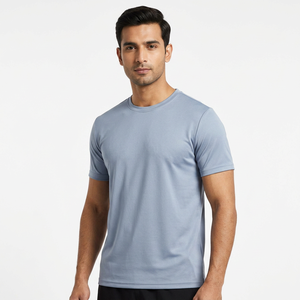 Camisetas de Hombre 100% Algodón, Tejidas, Transpirables, Lisas, Bordadas, de Alta Calidad, Colores y Tallas Personalizadas, Fabricante, Mayorista - Product Image 1