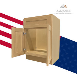 Meuble-lavabo en chêne blanc V2421-V3621 prêt à être expédié, entrepôt du New Jersey, États-Unis, en stock, style américain moderne pour salle de bain - Product Image 1