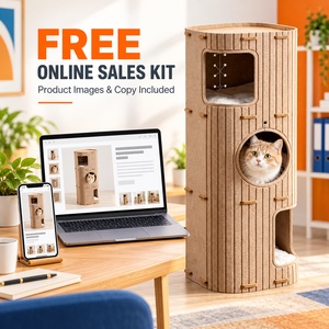 Torre de Fieltro Multinivel para <span class=keywords><strong>Gatos</strong></span>, Moderna Casa/Árbol para <span class=keywords><strong>Gatos</strong></span> de Interior, Estructura de Escalada de Fieltro Personalizada OEM para <span class=keywords><strong>Gatos</strong></span> - Product Image 1
