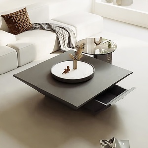 Vuông thiết kế phòng khách đồ nội thất hiện đại Đá Bàn cà phê đặt Funky Bàn cà phê - Product Image 2