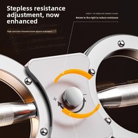 Entraîneur de bras hydraulique en acier à résistance réglable avec compteur LED, multifonctionnel, pour renforcement des poignets et des avant-bras, portable pour la maison