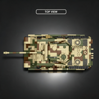 Nuevos Lanzamientos 2026: Tanque Alemán Panzer V Panther 424 de la Segunda Guerra Mundial, Set de Bloques de Construcción en Miniatura de ABS para Coleccionistas Adultos