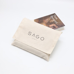 Pochette d'emballage pour vêtements de bain en coton sergé naturel de haute qualité, sac de protection anti-poussière pour chaussures en coton - Product Image 2