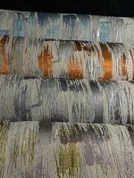 Nouveau Tissu de Rideau Jacquard Tissé Tricoté Sergé Teint en Fil Haute Précision Résistant à l'Eau, Motif 2025