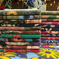 Tissu 100 % coton pour vêtements, rideaux, literie, imprimé réactif, pour robes, coussins, canapés, tables, textiles de maison - Idéal pour le dropshipping
