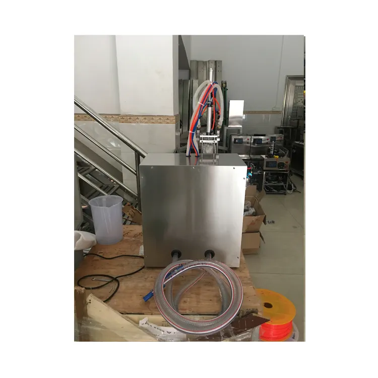 Máquina envasadora de jabón líquido semiautomática, bolsita de soporte prefabricada de alta calidad, detergente líquido