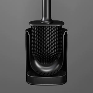 בית חדש נירוסטה שחור מאט ציפוי להסרה ידית אסלת מברשת - Product Image 3