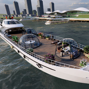 빌라 가든 바람 저항 PC 폴리 카보네이트 천문관 돔/텐트 모듈 형 돔 텐트 홈 리조트/캠핑 측지 돔 - Product Image 6