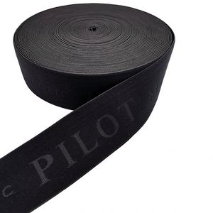 Sangle élastique en polyester de 2,5 cm personnalisable en gros avec bande gaufrée pour sous-vêtements et vêtements - Product Image 4