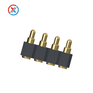 Pogo Pin <span class=keywords><strong>Gold</strong></span> Spring Loading SMD Needle PCB 2,5mm 2 3 4 5 6 Pin para conector de alimentación Pogo Pins - Product Image 1