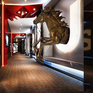 Bohemian Phong Cách Tường Trang Trí Nội Thất Nhựa Ngựa Đầu Điêu Khắc Giá Rẻ DIY Trừu Tượng Vườn Ngựa Điêu Khắc Cho Trang Trí Nội Thất - Product Image 2