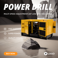 Générateur diesel triphasé silencieux de petite taille pour usage domestique, 10 kVA, 20 kVA, 50 kVA, groupe électrogène 100 kVA, générateur de soudage électrique