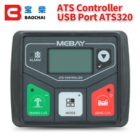 Module de commande ATS320 ATS320AC ATS320DC, commutateur de transfert automatique double alimentation avec port USB, pièces de générateur
