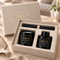 AIKUN Solution Complète Personnalisée de Luxe pour Diffuseurs à Bâtonnets en Fibre avec Marque Privée pour Achat de Cadeaux