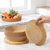 Papier sulfurisé de cuisson non blanchi de haute qualité, résistant à la graisse, de qualité alimentaire, jetable, en silicone, pour l'emballage du pain soufflé