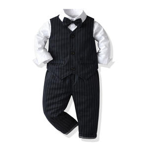 Conjunto <span class=keywords><strong>de</strong></span> 5 piezas <span class=keywords><strong>Primera</strong></span> Comunión 7 años Ropa formal Traje <span class=keywords><strong>de</strong></span> bebé niño - Product Image 1