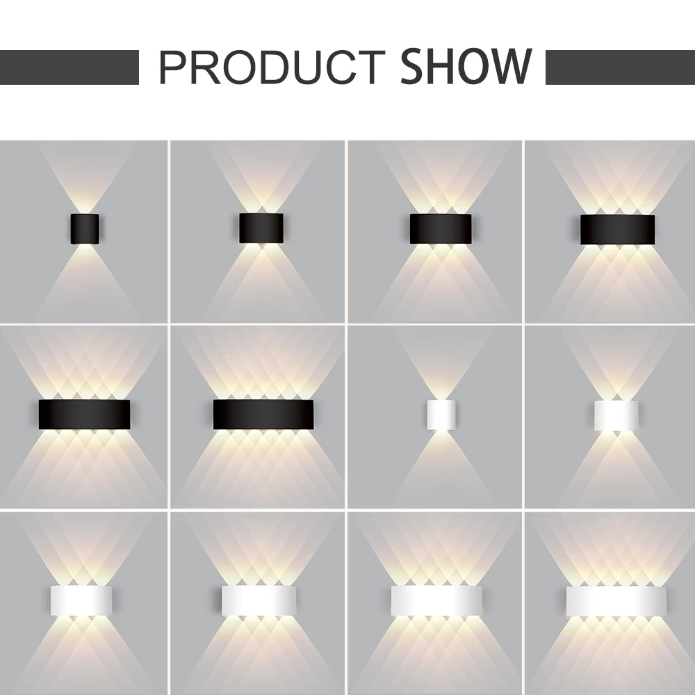 Wall Lights for Sale Decoration Simple Bedside Ip65 Exterior Waterproof Garden Aluminum Modern LED Wall Lamp Outdoor · image 2