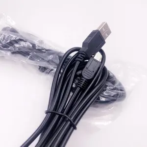 6FT 1.8M Usb Oplaadkabel Line Voor Sony Play Station PS3 Draadloze Game Controllers Opladen Cord Wire Met Magnetische ring