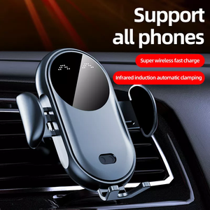 Cargador Inalámbrico para Auto con Sensor Automático, Soporte para Teléfono con Sujeción Automática para Rejilla de Ventilación, Carga Rápida de 15W para iPhone y <span class=keywords><strong>Samsung</strong></span> - Product Image 3