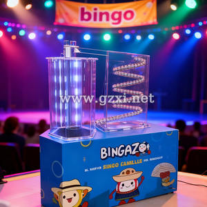 Elektrische Lucky Bingo Machine Online Draw Tafeltennis Nummer Bal Loterij Spel Gemaakt Van Hout - Product Image 4