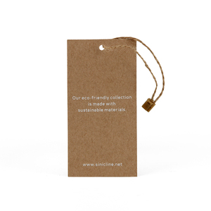 Eco-friendly Custom Logo Printing Garment Hang Tag 176g Special Paper Swing Tags Clothing Hangtag for Clothes