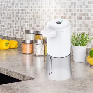 Dispenser sabun Losion pekerjaan badan saat mandi listrik berbusa jam pompa kualitas tinggi untuk wastafel dapur