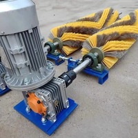 Brosse de nettoyage pour convoyeur pour usine ciment, mine de charbon, sable, gravier, agrégats, carrière, manutention de matériaux, brosse à rouleaux de nettoyage