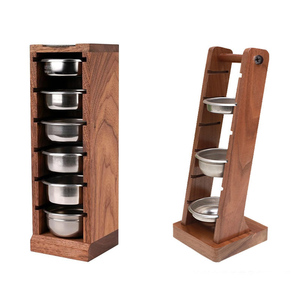 <span class=keywords><strong>Support</strong></span> de rangement de panier de porte-filtre <span class=keywords><strong>en</strong></span> <span class=keywords><strong>bois</strong></span> de Type debout moderne 58mm écran de rondelle de café avec 6 filtres <span class=keywords><strong>support</strong></span> <span class=keywords><strong>en</strong></span> <span class=keywords><strong>bois</strong></span> élégant - Product Image 1