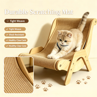 Chaise longue griffoir pour chat en sisal durable, tout-en-un, grand lit pour chat, griffoir pour chat, jouet pour chat