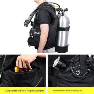 JUNHAIINS jaket selam profesional, ramah lingkungan untuk jaket selam <span class=keywords><strong>BCD</strong></span> dengan rompi penyesuaian apung untuk Pria & Wanita nyaman - Product Image 2