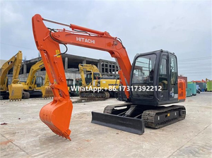 Excavatrice HITACHI ZX60 d'occasion de haute qualité en bon état de fonctionnement, dotée de composants essentiels (moteur, roulement, PLC) à vendre - Product Image 4