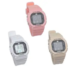 New Cheap Multifunction Digital Sports Watch For Kids Waterproof Fashionable PC Material Colorful Unique For Outdoor Students