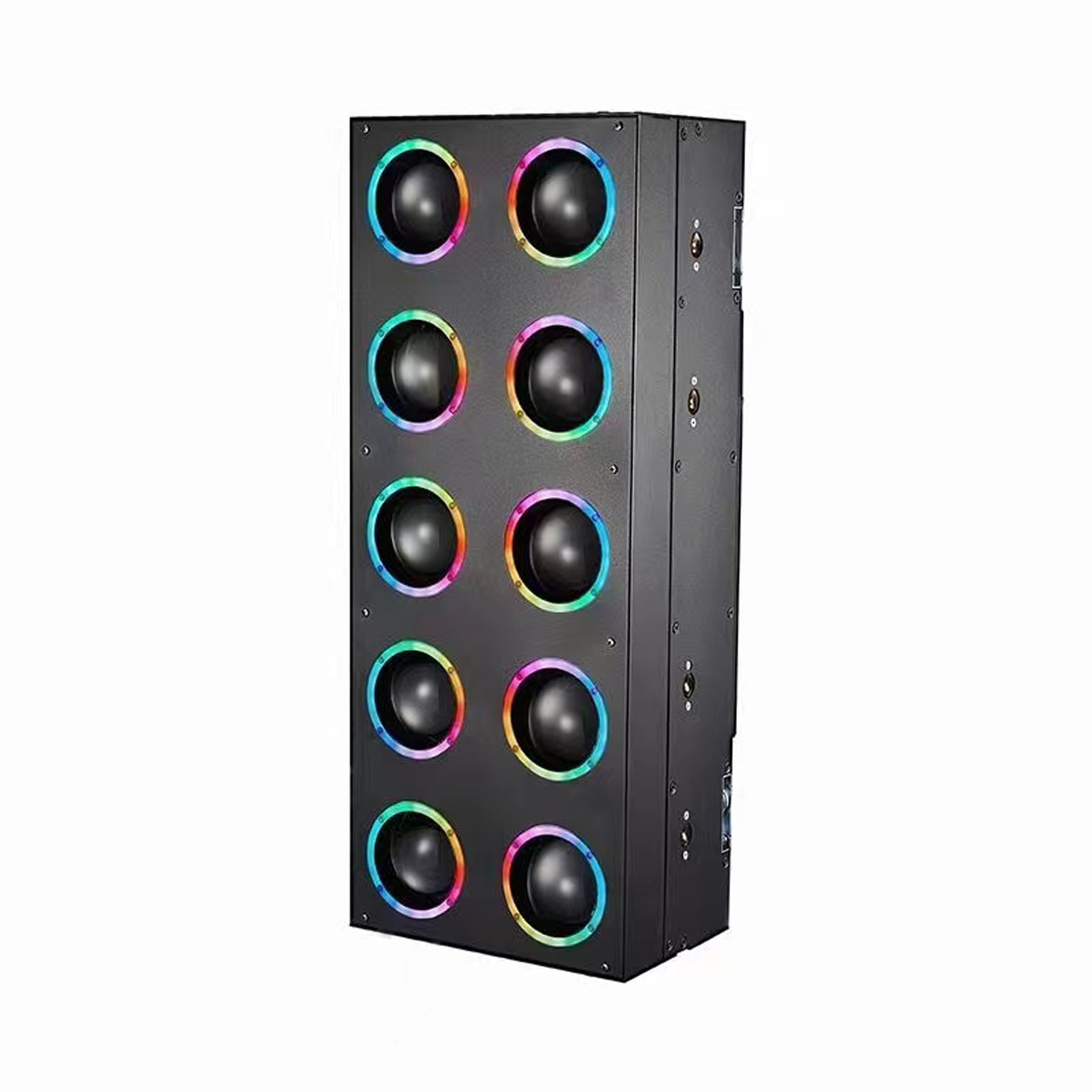 DJ сценическое осветительное оборудование, 10x80 Вт, светодиодная лампа 4 в 1, RGBW, световая матрица с пиксельным светом для свадебной вечеринки