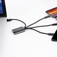 Kabel Data Multifungsi Murah Logo Lampu Led Kabel Pengisian Usb Mikro Kabel Data 3 In 1