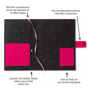 Couverture en feutre Impfpass pour <span class=keywords><strong>livret</strong></span> d'examen allemand, offre spéciale - Product Image 5