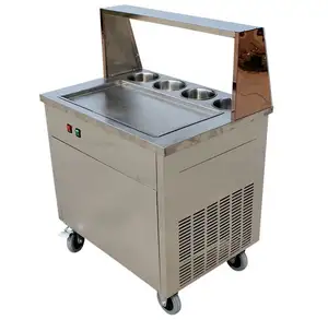 Gebraten eismaschine gebraten eis rolle maschine mit ETL CE NSF