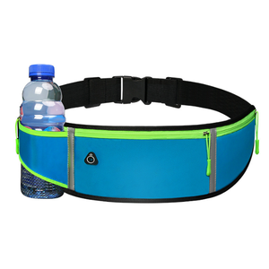 Wasserdichte Polyester Fitness Taillen gürtel tasche Laufen Radfahren Outdoor Sporttasche mit Wasser flaschen halter - Product Image 1