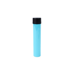 Estuche Redondo de Plástico para Encendedor, Estilo Simple, Accesorio de Almacenamiento, Color Azul con Tapa Negra - Product Image 3