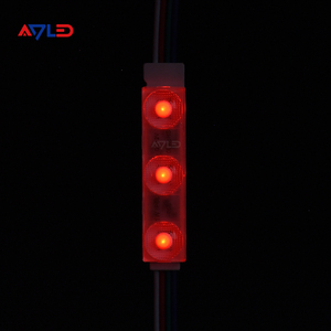 Módulos de luces LED RGB a prueba de agua de 12V 0.72W con 3 LED a todo color para letreros LED de publicidad exterior, cajas de luz e iluminación. - Product Image 3