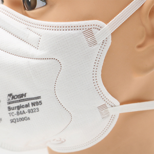 NIOSH หน้ากาก N95แบบใช้แล้วทิ้งผ้าใยสังเคราะห์พับได้หน้ากาก N95ทางการแพทย์ - Product Image 6